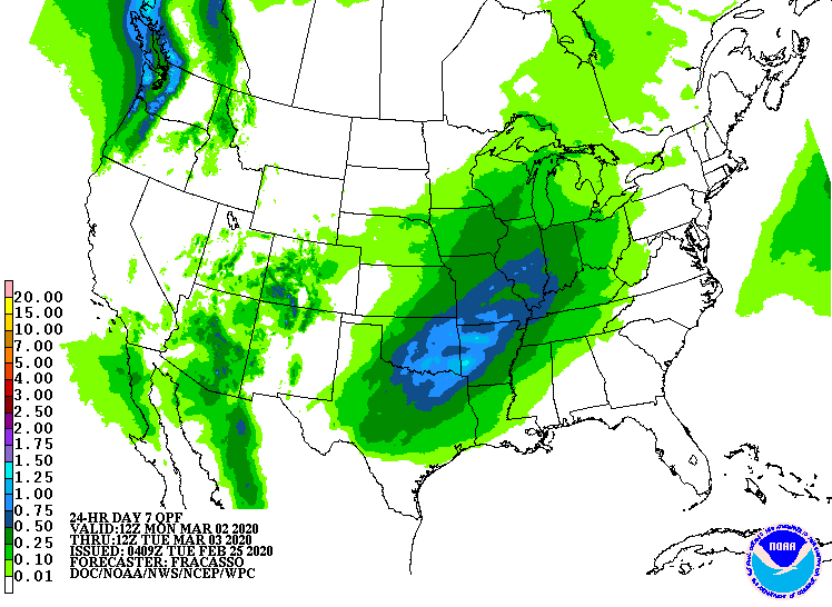 24 Hour Day 7 QPF